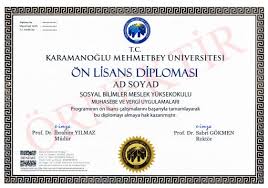 Diploma veya Öğrenim Belgesi
